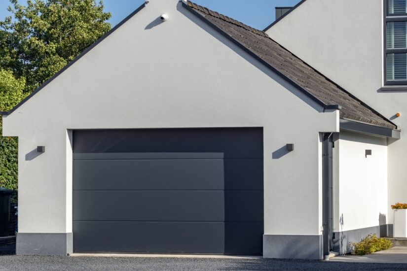 Photo of Black Garage Door