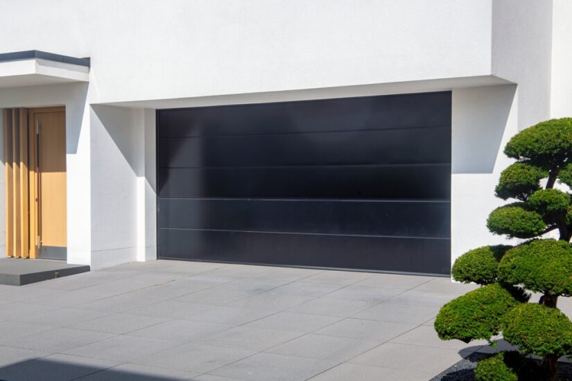 Photo of Black Garage Door